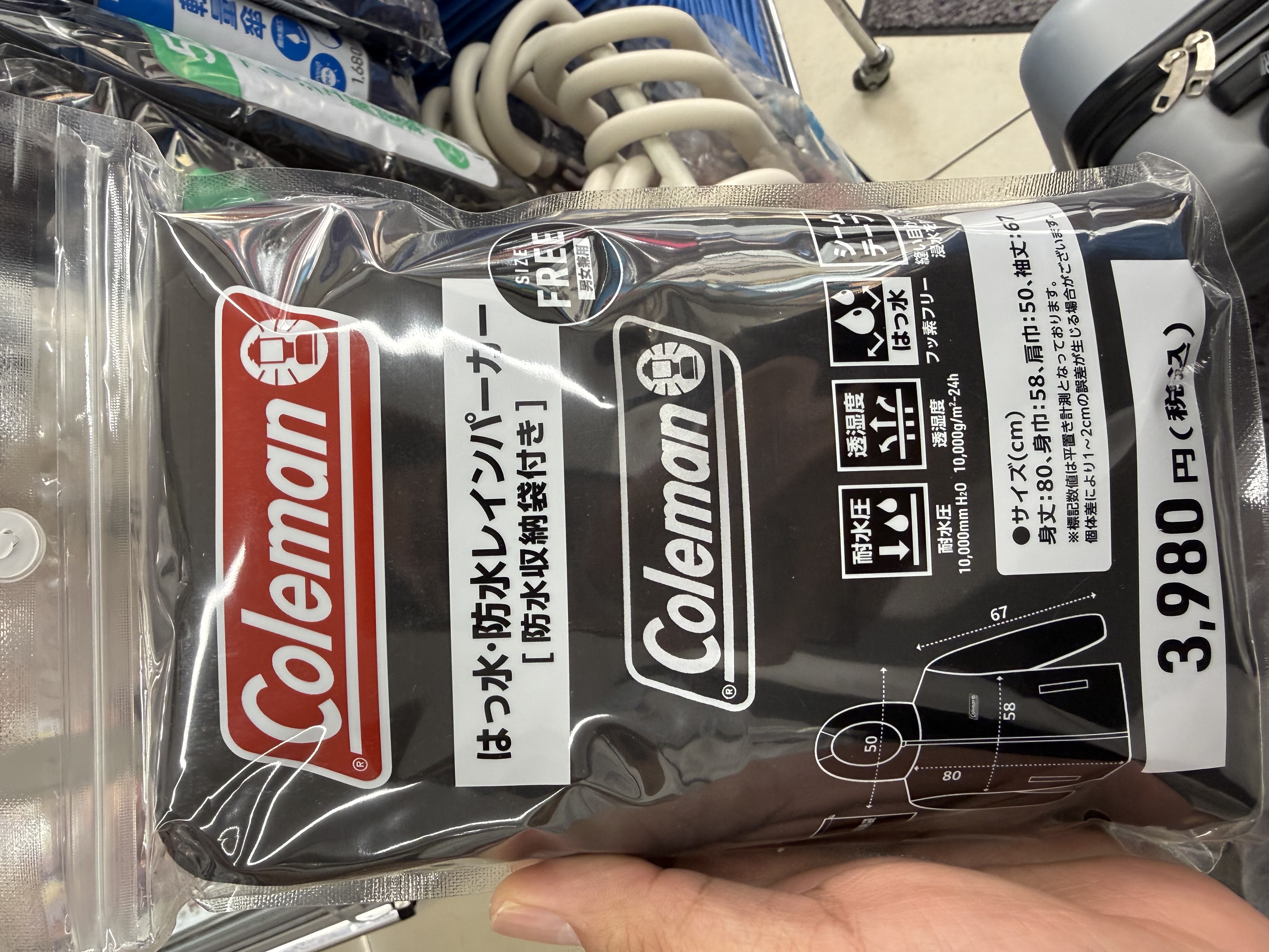 LAWSON cloeman 聯名雨衣