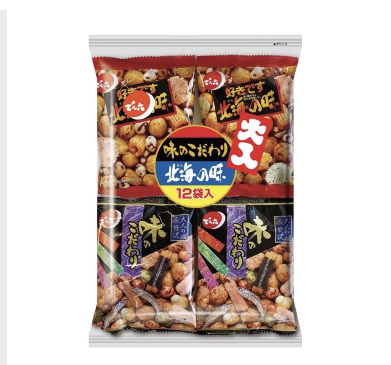 でん六 北海の味菓子 12入-2